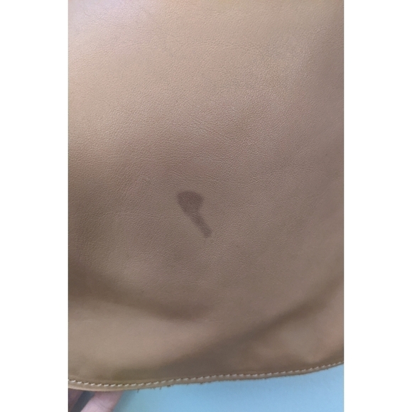 Nardelli Italian Leather Tan Perforated Satchel - Picture 15 of 15